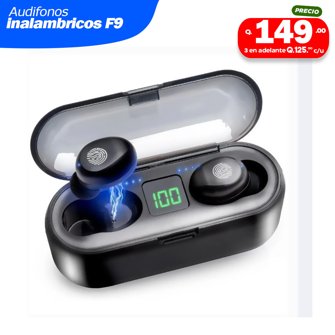 Audifonos fashion inalambricos f9 precio