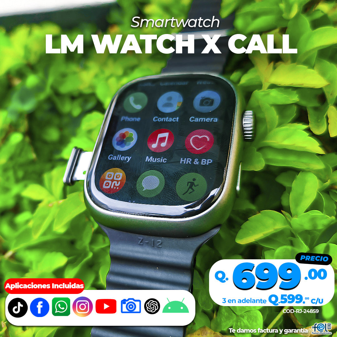 Smartwacth LM WATCH X CALL 😏