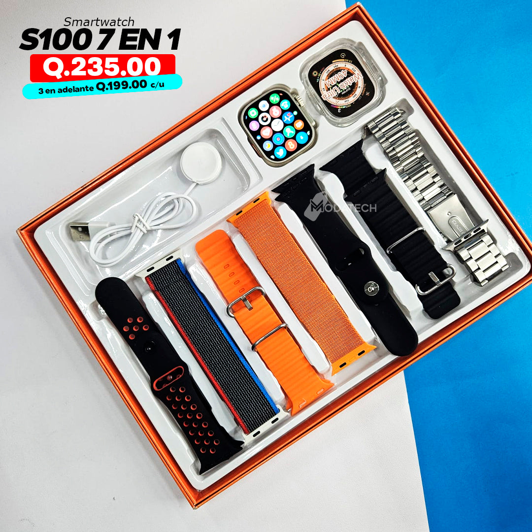 Smartwatch S100 7 en 1