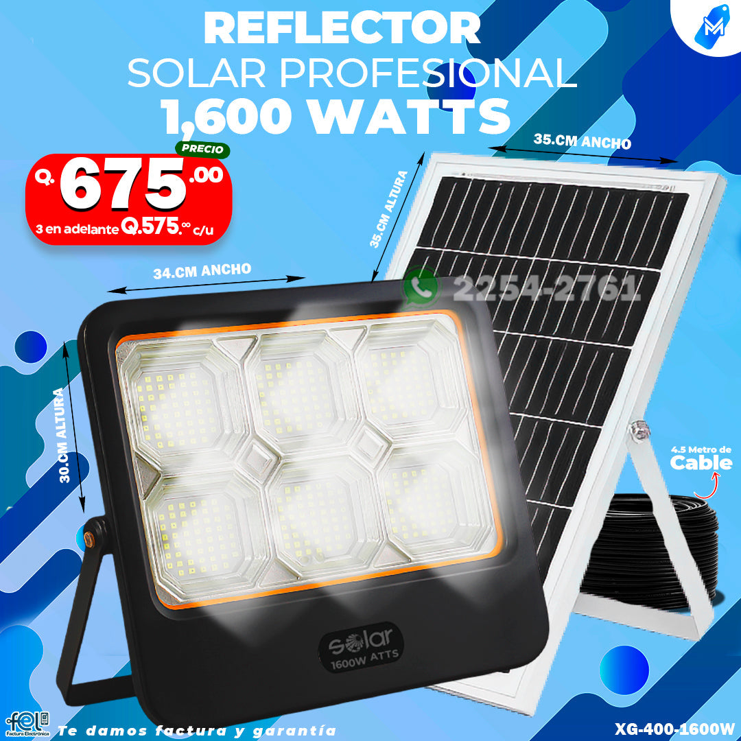 Reflector Solar de 250 -800 -1200 -1400 -1600-1800 -2000W ⚡