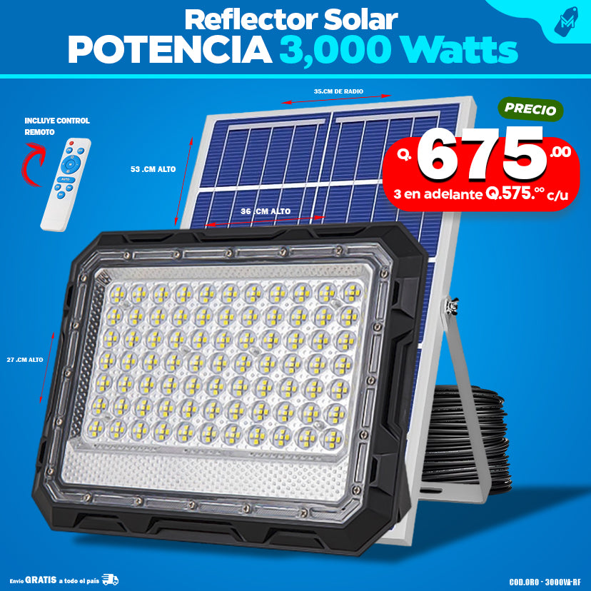 Reflectores solares Profecionales de 3000 watts