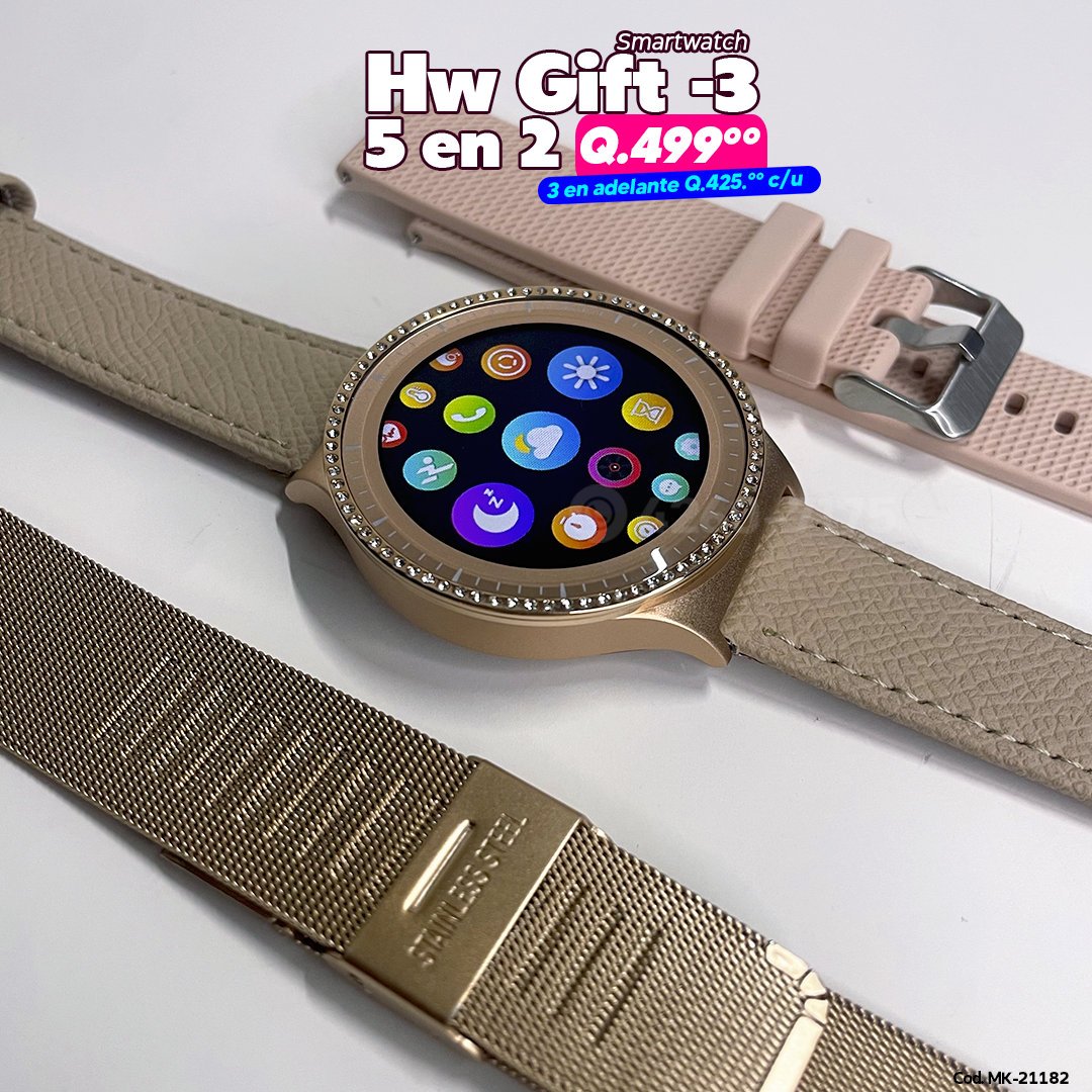 Smartwatch Combo 2x1 Hw Gift - 3