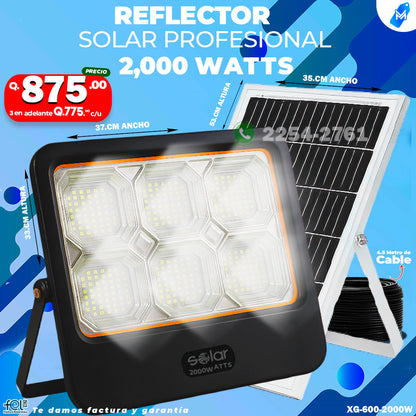 Reflector Solar de 250 -800 -1200 -1400 -1600-1800 -2000W ⚡