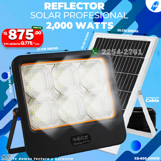 Reflector Solar de 2000W ⚡