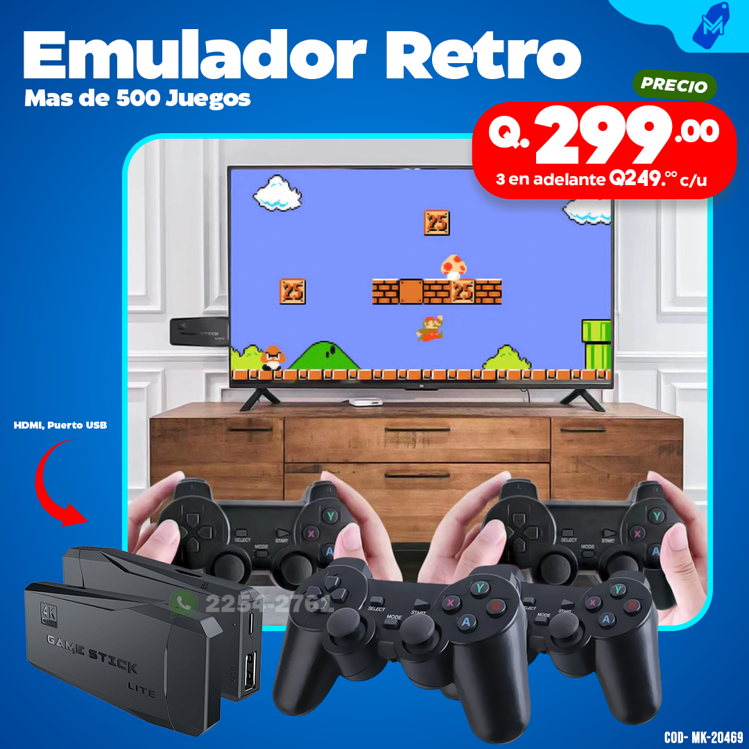 Emulador de Juegos Inalambrico