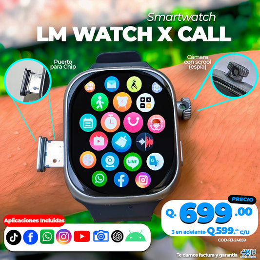 Smartwacth LM WATCH X CALL 😏