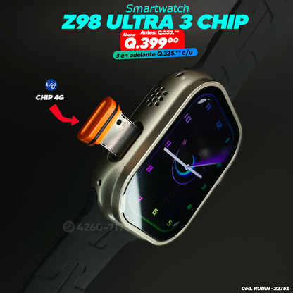 Smarwatch Z98 Ultra 3 Chip