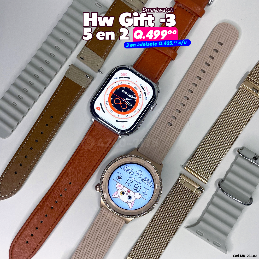 Smartwatch Combo 2x1 Hw Gift - 3