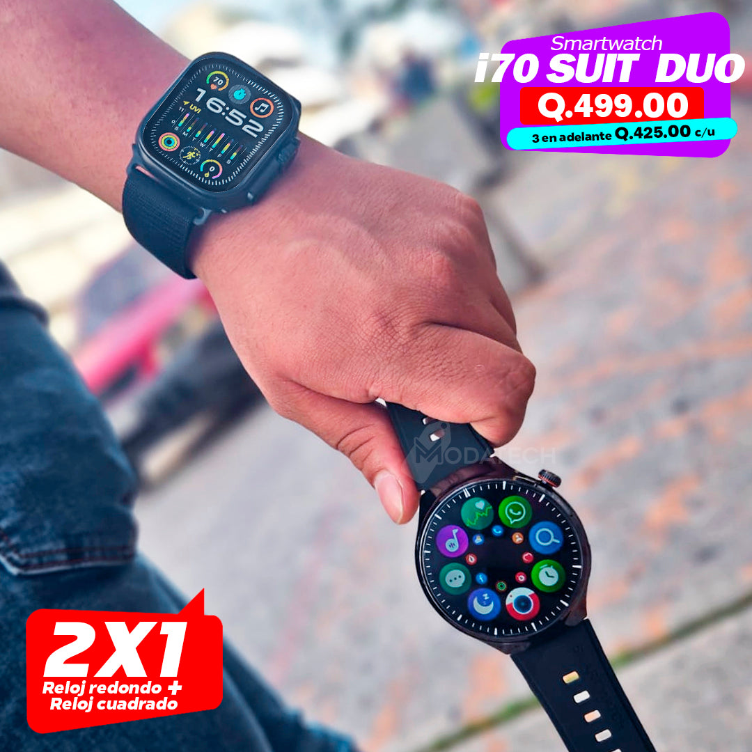 i70 Suit Duo - Dos Smartwatch en 1