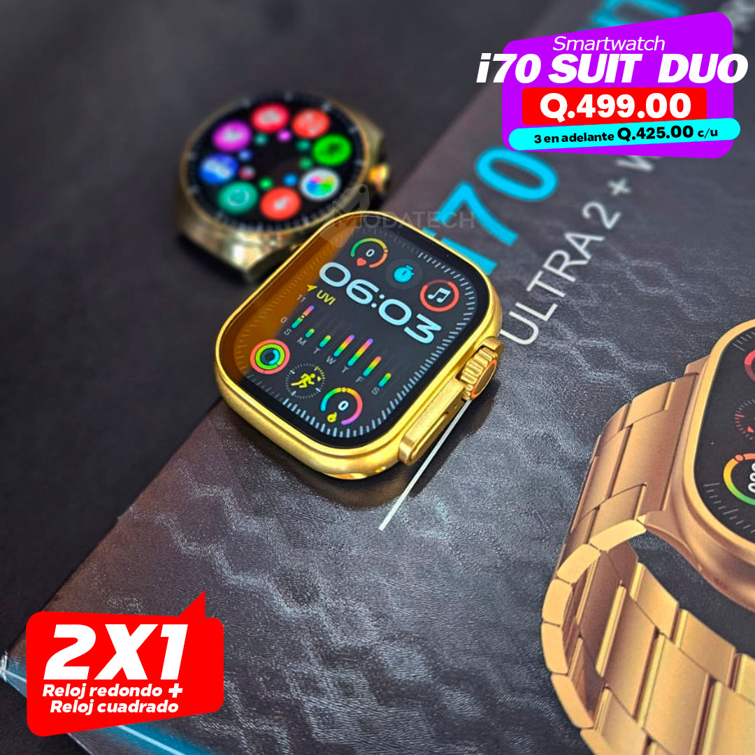 i70 Suit Duo - Dos Smartwatch en 1