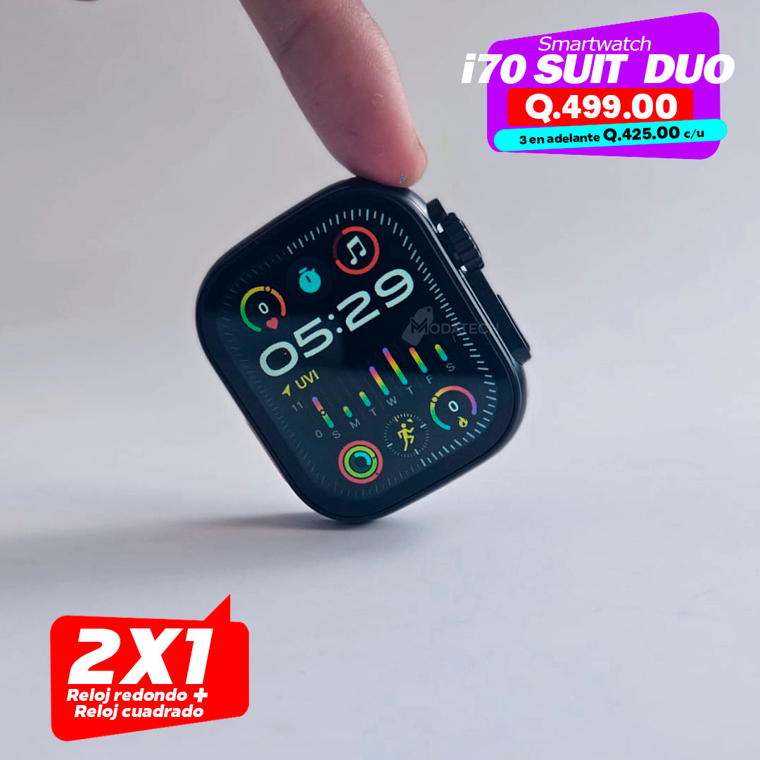 i70 Suit Duo - Dos Smartwatch en 1