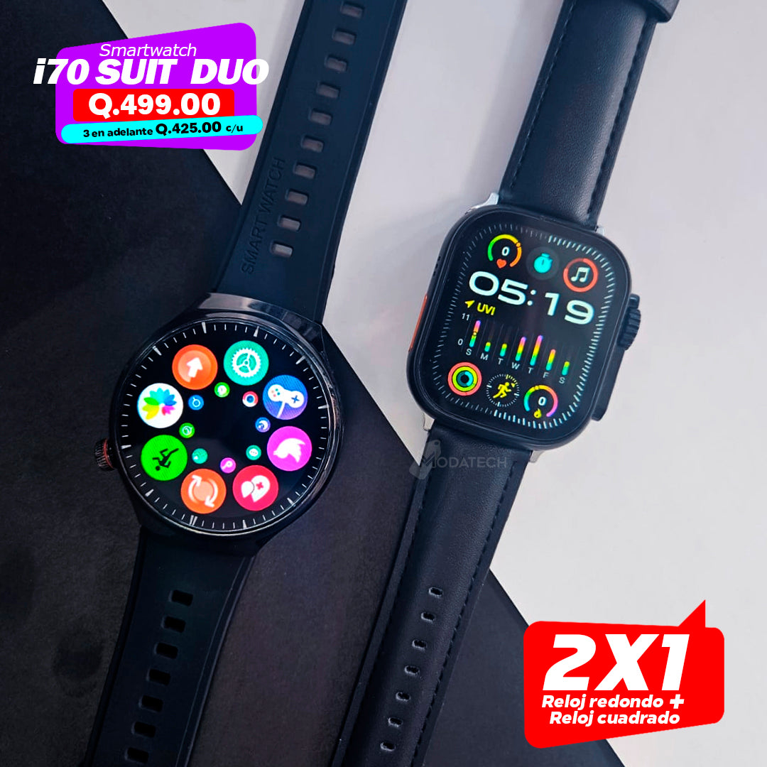 i70 Suit Duo - Dos Smartwatch en 1