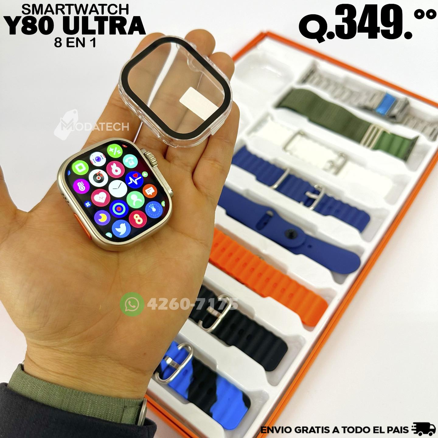 Reloj fashion inteligente iwo 8