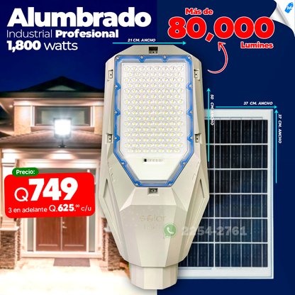 Alumbrado Publico Industrial de Material anticorrosivo de 1,800 2,500 3,000 4,000 whatts