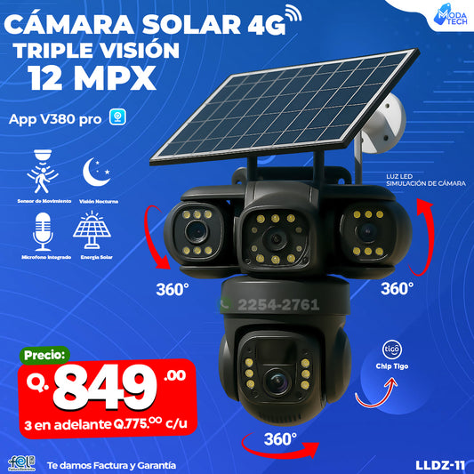 📹☀️ Cámara Solar 4G – 12MPX