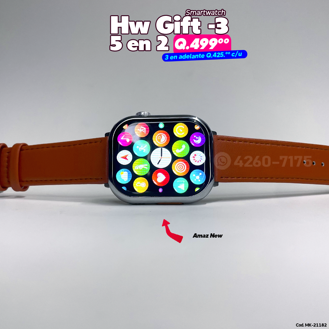 Smartwatch Combo 2x1 Hw Gift - 3