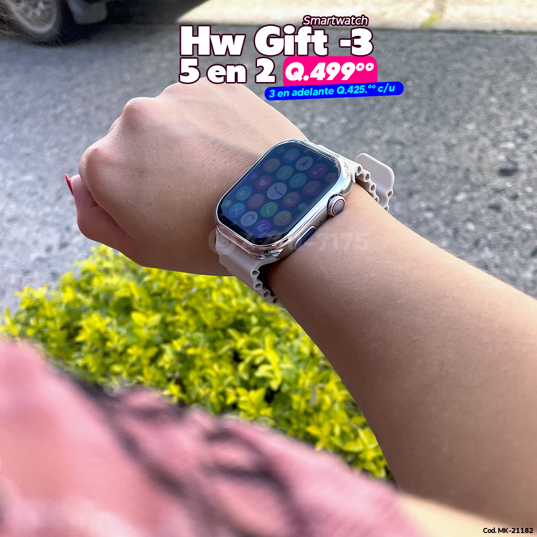 Smartwatch Combo 2x1 Hw Gift - 3