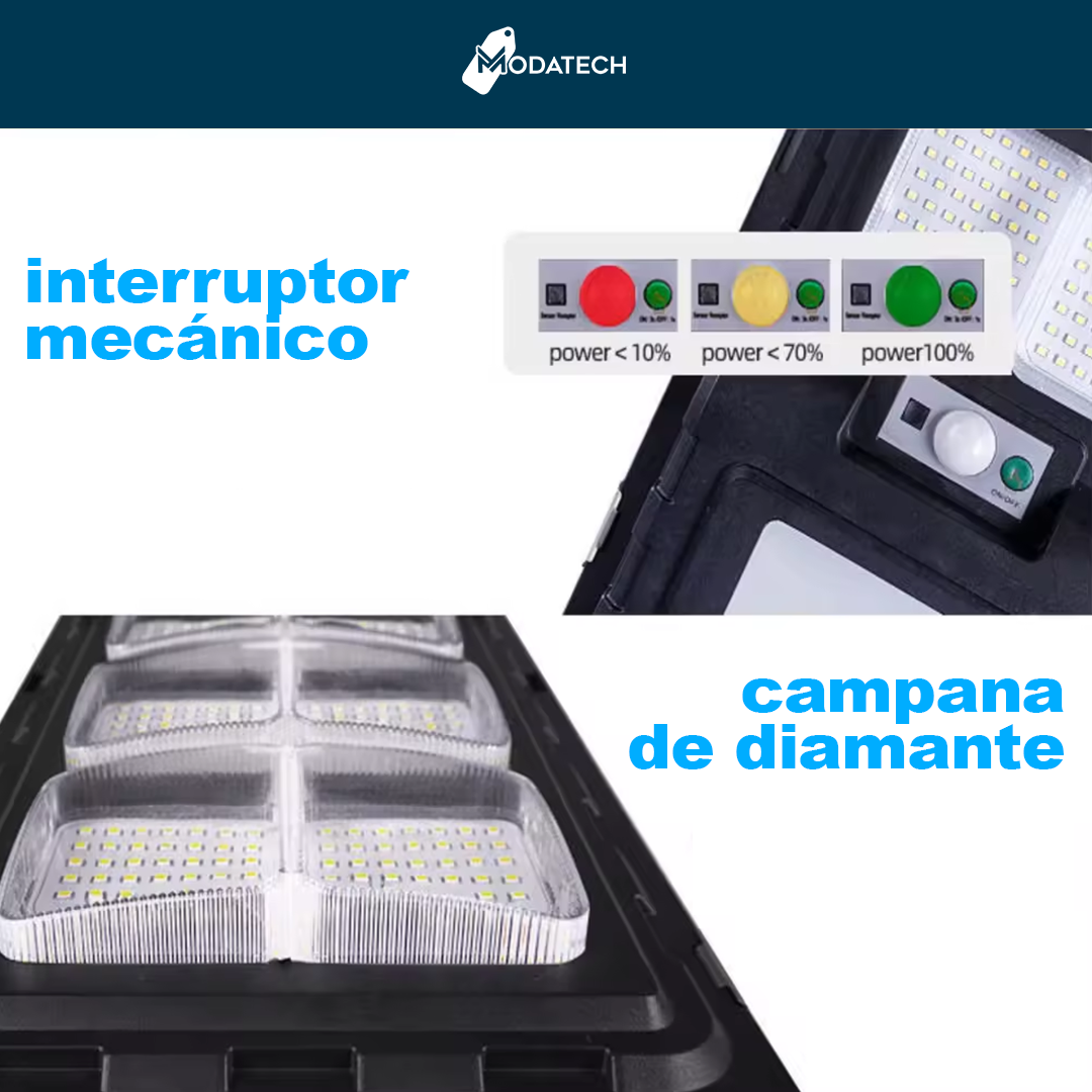 Alumbrados Solares Profesionales Industriales con Panel solar