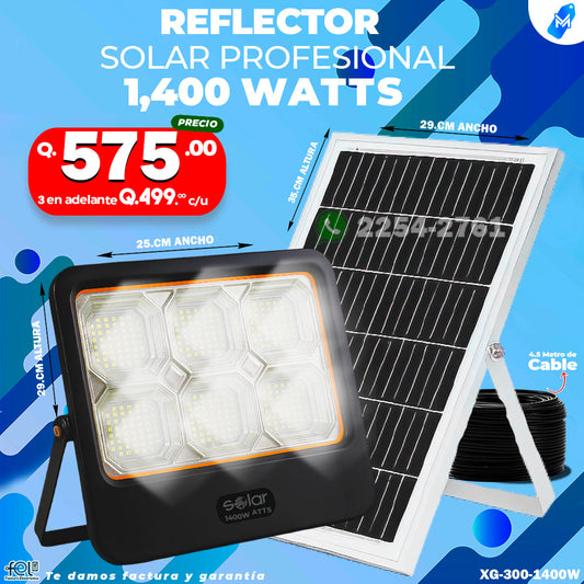 Reflector Solar de 1400W ⚡