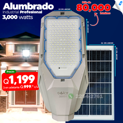 Alumbrado Publico Industrial de Material anticorrosivo de 1,800 2,500 3,000 4,000 whatts