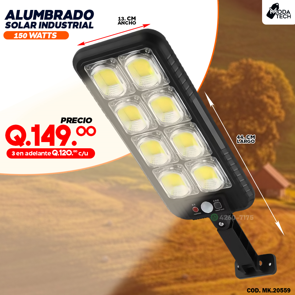 Alumbrados Con Panel Solar Incorporado