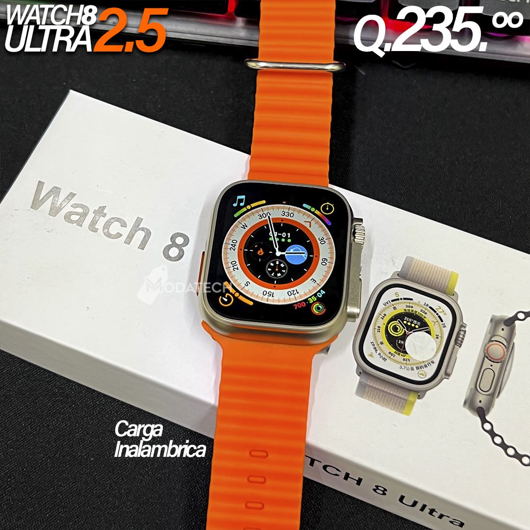 SmartWatch Ultra N8 Naranja  Precio Guatemala - Kemik Guatemala - Compra  en línea fácil
