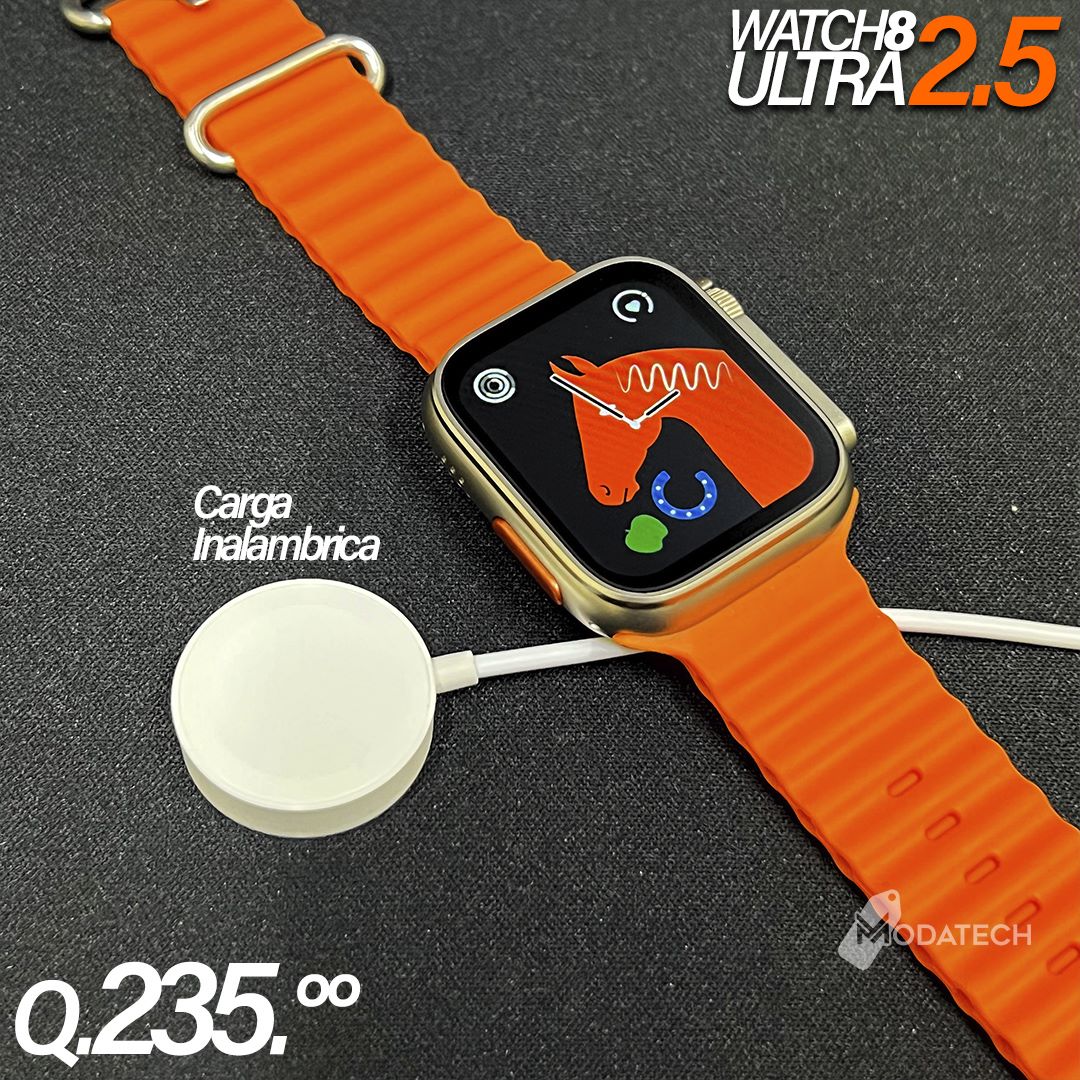 SmartWatch Ultra N8 Naranja  Precio Guatemala - Kemik Guatemala - Compra  en línea fácil