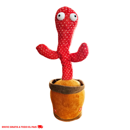 Cactus Musical Bailarín - Rojo